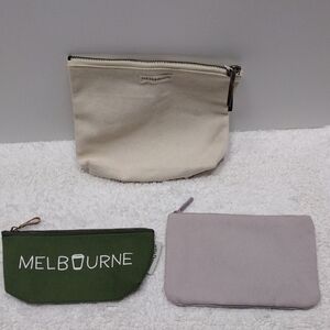 Assorted Cosmetics Travel Bag Bundle of 3